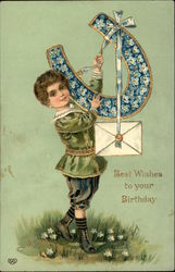 Best wishes to your Birthday Postcard Postcard