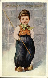 Young Dutch Boy Postcard