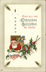 May all Christmas Blessings be yours Postcard