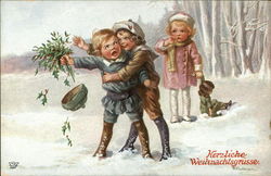 Herzliche Weihnachtsgrusse Postcard Postcard