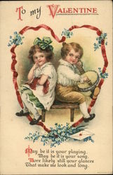 To My Valentine Postcard