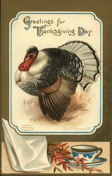 Greetings for Thanksgiving Day Ellen Clapsaddle Postcard Postcard