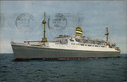 S.S. Maasdam Postcard