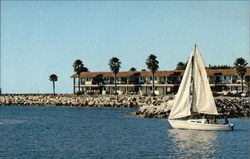 Villa Marina Boatel-Motel Postcard