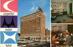 Carpenter Motor Hotel Postcard