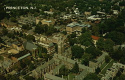 Aerial View of Mercer County Princeton, NJ Postcard Postcard