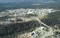 Aerial View of Administrative Complex of Los Alamos National Labs Postcard