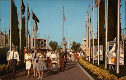 Entrance to Tomorrowland, Disneyland Postcard