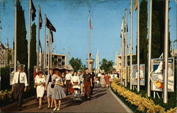 Entrance to Tomorrowland, Disneyland Postcard