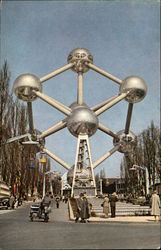 Atomium, Expo 58 Brussels, Belgium Benelux Countries Postcard Postcard