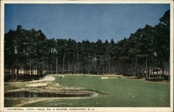 Cathedral (15th) Hole, No 4 Course Pinehurst, NC Postcard Postcard