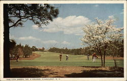 The 11th Green, No.4 Course Pinehurst, NC Postcard Postcard