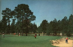 The 7th Green, Pinehurst Country Club's No. 2 Golf Course North Carolina Postcard Postcard