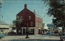 Captain's Room since 1772 and Old Custom House on this Island of the Sea Postcard