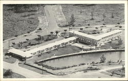 University Court Motel Postcard