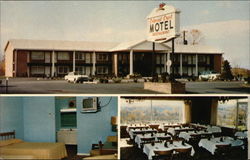 Colonial Crest Motel & Restaurant Lewisburg, PA Postcard Postcard