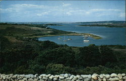 Menemsha Pond Martha's Vineyard, MA Postcard Postcard