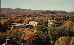 Baxter Hall and the Quadrangle From the Chapel Tower, Williams College Postcard