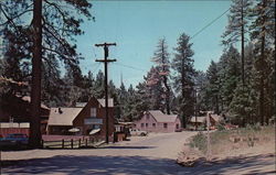 Looking West from Public Camp Grounds at Green Valley Lake Postcard