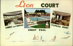 Views of Lion Court Postcard