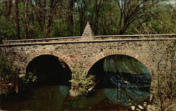 Stone Bridge Over Bull Run Manassas National Battlefield Park, VA Postcard Postcard