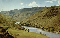 The Snake River Canyon - Chevrolet Advertising Postcard