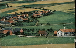 View of Homes and Farmland Rapid City, SD First Day Issue Cards Postcard Postcard