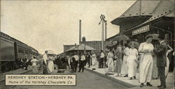 Hershey Station Pennsylvania Postcard Postcard