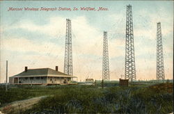 Marconi Wireless Telegraph Station Postcard