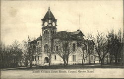 Morris County Court House Council Grove, KS Postcard Postcard