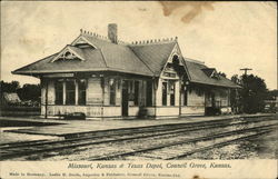 Missouri, Kansas & Texas Depot Council Grove, KS Postcard Postcard