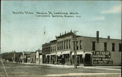 North Side Main Street, Looking West Postcard