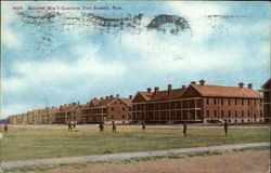 Enlisted Men's Quarters Postcard