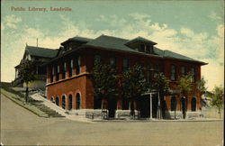 Public Library Postcard