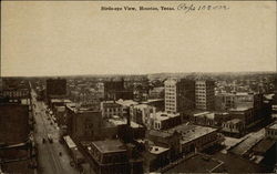 Birds-eye View of the City Houston, TX Postcard Postcard