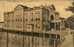 Celoron Theatre Chautauqua Lake, NY Postcard Postcard