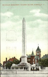 McKinley Monument, Niagara Square Buffalo, NY Postcard Postcard