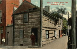 Old Log Cabin, Built 1769 Wheeling, WV Postcard Postcard