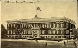 William McKinley School Parkersburg, WV Postcard Postcard