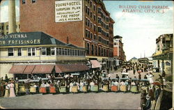 Rolling Chair Parade Postcard