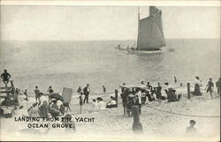 Landing From the Yacht Postcard