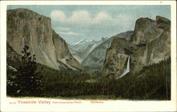 Yosemite Valley from Inspiration Point Postcard