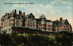 Hotel Tacoma from Bay Postcard