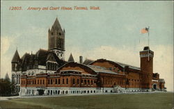 Armory and Court House Postcard