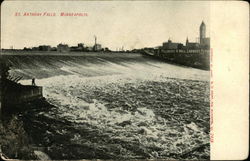 St. Anthony Falls Minneapolis, MN Postcard Postcard