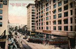 Pacific Electric Depot Los Angeles, CA Postcard Postcard