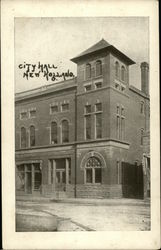 City Hall New Holland, OH Postcard Postcard