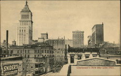 New Sky Line 1913 Cincinnati, OH Postcard Postcard