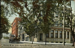 Elks Home Building and McCreery Hotel Hinton, WV Postcard Postcard