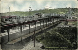 Eighth Street Viaduct Cincinnati, OH Postcard Postcard